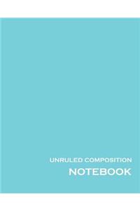 Unruled Composition Notebook