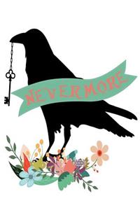 Quoth the Raven Nevermore Wide Ruled Notebook