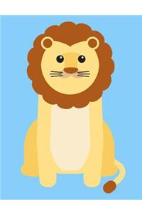 Lion Sketchbook: Lion Bordered Sketchbook for Kids. Funny Lion Drawing Book for Boys and Girls (Blank Bordered Sketchbooks)150 Pages Large 8.5x11 Lion Sketch Paper Book