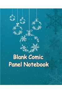 Blank Comic Panel Notebook