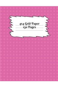 4x4 Graph Paper Notebook