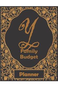 Y Family Budget Planner