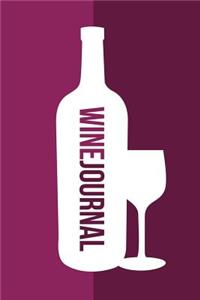 Silhouette Bottle and Glass Wine Tasting Review Journal