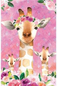 Bullet Journal for Animal Lovers Giraffes in Flowers 2