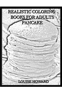 Realistic Coloring Books for Adults Pancake