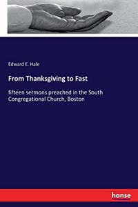 From Thanksgiving to Fast