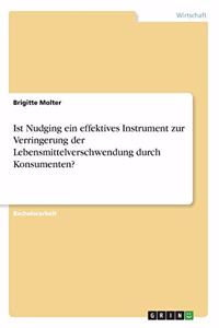 Ist Nudging ein effektives Instrument zur Verringerung der Lebensmittelverschwendung durch Konsumenten?