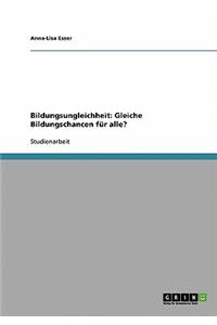 Bildungsungleichheit. Dringende Notwendigkeiten einer Reform