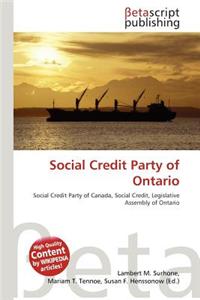 Social Credit Party of Ontario