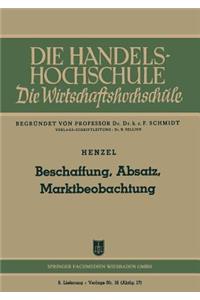 Beschaffung, Absatz, Marktbeobachtung