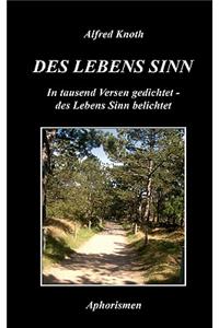 Des Lebens Sinn