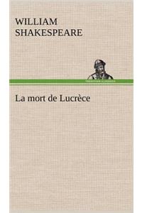 La mort de Lucrèce
