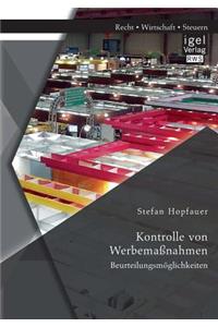 Kontrolle von Werbemaßnahmen