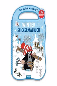 Trotsch Der kleine Maulwurf Winter-Stickermalbuch