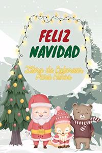 Feliz Navidad Libro de Colorear Para Niños