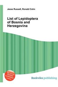 List of Lepidoptera of Bosnia and Herzegovina
