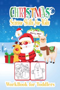 Christmas Scissor Skills for Kids - WorkBook for Toddlers