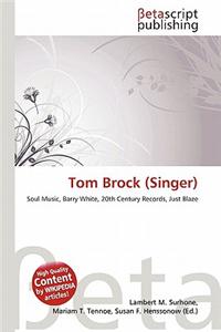 Tom Brock (Singer)