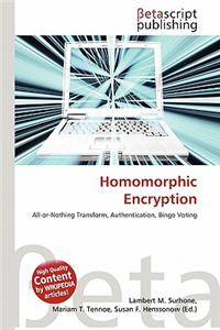 Homomorphic Encryption