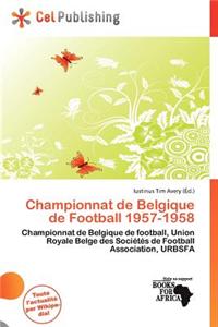 Championnat de Belgique de Football 1957-1958