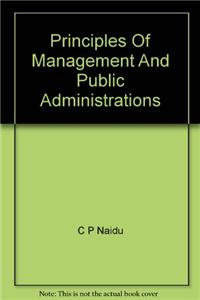 Principles Of Management And Public Administration