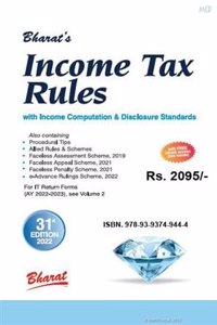Income Tax Rules with Return Forms for A.Y. 2022-23