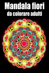 Mandala fiori da colorare adulti