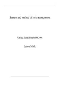 System and method of rack management