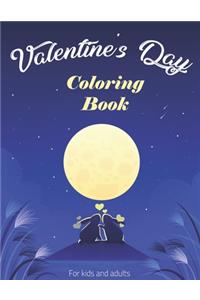 Valentine's Day Coloring Book for Kids and adult