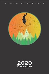 Parachute Jump Logo Calendar 2020