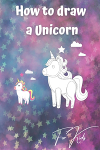 How to draw a Unicorn for kids