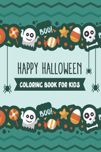 Happy Halloween coloring book for Kids