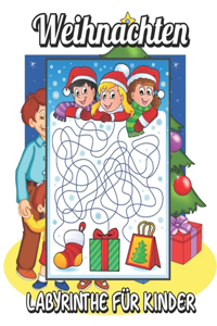 Weihnachten Labyrinthe für Kinder