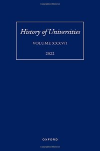 History of Universities: Volume XXXV / 1