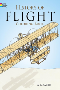 History of Flight Coloring Book