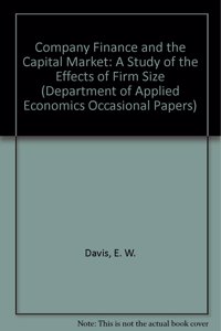 Company Finance and the Capital Market