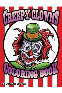 Creepy Clown Adult Coloring Book