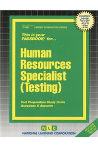 Human Resources Specialist (Testing)