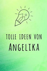 Tolle Ideen von Angelika: Kariertes Notizbuch mit 5x5 Karomuster für deinen Vornamen