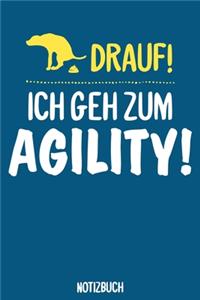 Ich geh zum Agility Notizbuch