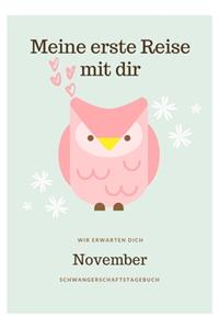 Schwangerschaftstagebuch Wir erwarten dich November
