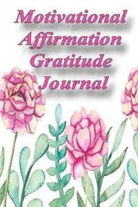 Motivational Affirmation Gratitude Journal