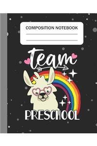 Team Preschool - Composition Notebook