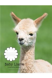 Baby Llama Composition Notebook