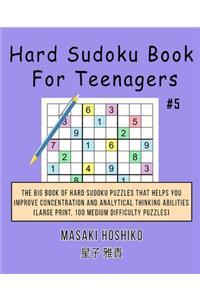 Hard Sudoku Book For Teenagers #5