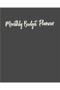 Monthly Budget Planner