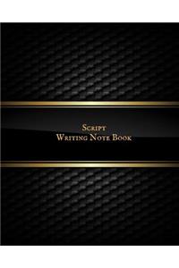 Script Writing Note Book
