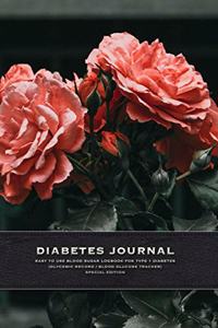 Diabetes Journal - Easy to Use Daily Blood Sugar Logbook for Type 1 Diabetes (Glycemic Record / Blood Glucose Tracker) Special Edition