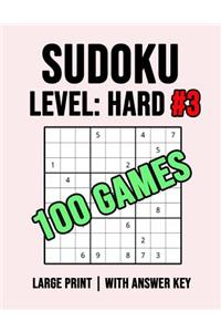 Sudoku Level Hard #3 - 100 Games
