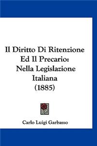 Il Diritto Di Ritenzione Ed Il Precario